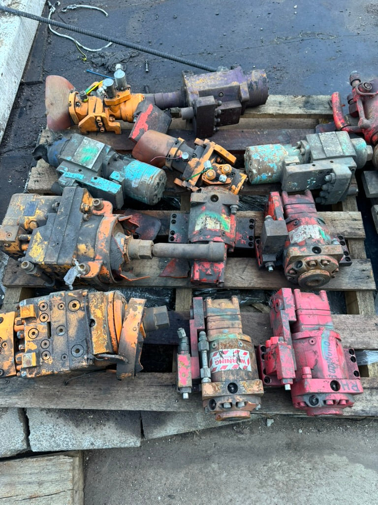Drill Motors Lot — 12 × Joy HDR & Sandvik Style, Single & Twin Speed (Used)