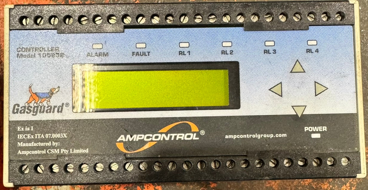 AmpControl 4-Channel CH4 Gasguard IS Controller — Underground Coal Mining