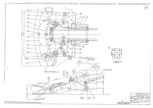 Mitsui S200 — GATHERING REDUCER ASS'Y (R) (Part L1942913) ITEM 29